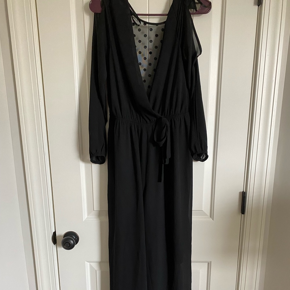 Black and Patterned Jumper.